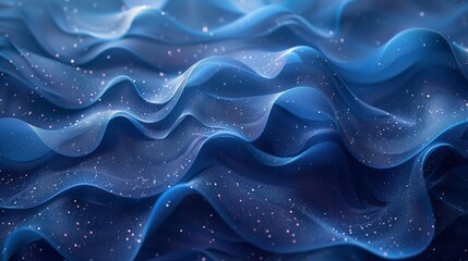 Obraz premium Wavy Blue Background for Graphic Designs Generative AI