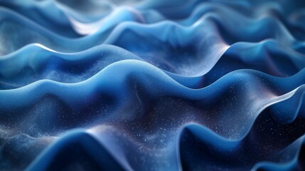Fototapeta premium Wavy Blue Background for Graphic Designs Generative AI