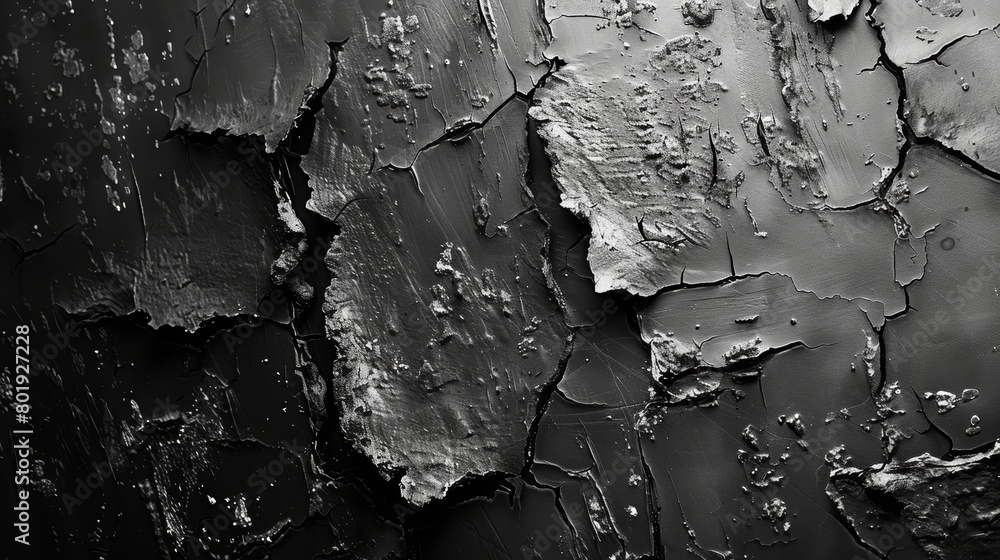 Poster dark grunge texture on clean background generative ai