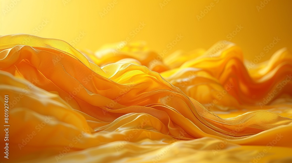 Poster soft gradient yellow background for wide banners generative ai