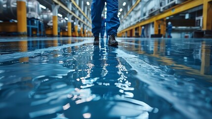 Warehouse Floor Cleaning and Maintenance Generative AI