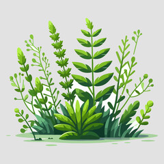 2D weeds for Game Asset