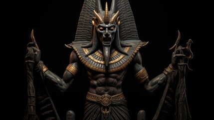 Obraz premium Egyptian underworld God Ba-Pef.