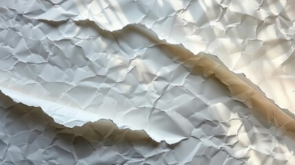 Clean White Paper Texture Background Generative AI