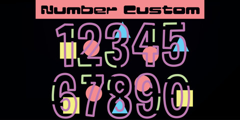 set numbers, custom with a variety of the latest models 57