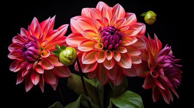 dahlia, vibrant dahlia