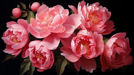 peony, pink peony