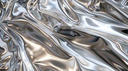 reflective chrome foil