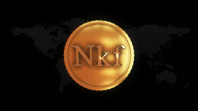 Golden Eritrean nakfa Currency symbol golden Eritrean nakfa currency sign