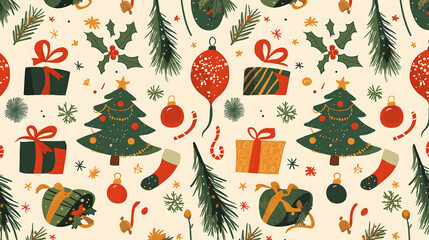 christmas seamless pattern