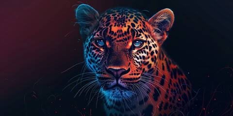 Leopard sitting on a tree-AI generated image
 
