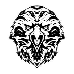 eagle head illustration best for tattoo or t-shirt design