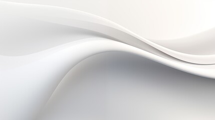 Elegant Monochrome Abstract Wave Design with Smooth Gradient