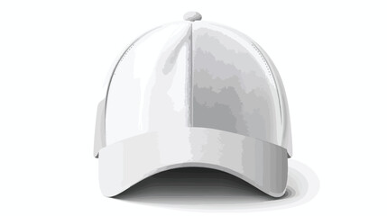 Blank cap on white background Vector illustration. Vector