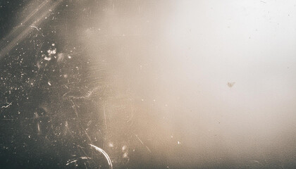 Obraz premium Dusty and grungy 35mm film texture material or surface. Dust particle and grain texture or dirt use for overlay film frame effect with space for vintage grunge design. Clipping patch