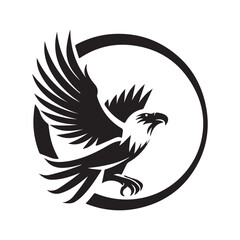 Simple Eagle Images. Eagle symbol vector illustration