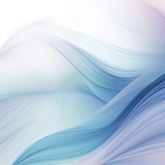 Elegant Blue and White Abstract Wave Background with Fluid Dynamics