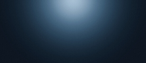 Muted Navy Light from Above Backdrop Wallpaper with Grainy Bottomless Darkness and Noisy Effect