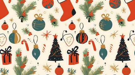 christmas seamless pattern