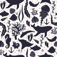 marine life pattern