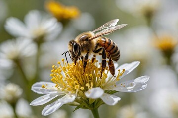 An image of Bee on a flower