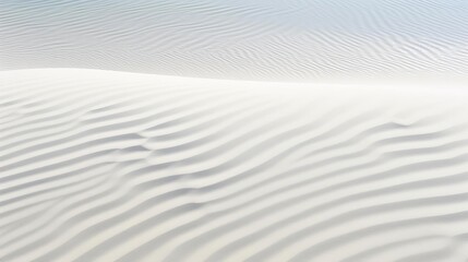 Obraz premium Soft white sand patterns on a tropical beach, ideal for minimalist and natural designs