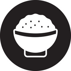 rice glyph icon