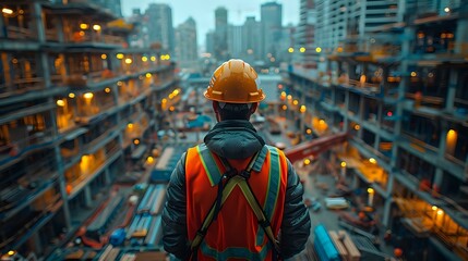 Fototapeta premium Balanced Composition: Worker's Environment