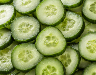cucumber slices background