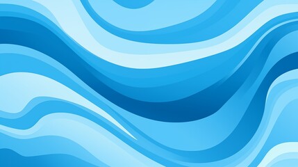Obraz premium Abstract Seamless Blue Wave Pattern Illustration for Background or Wallpaper Design