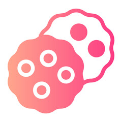 chocolate chip gradient icon