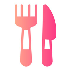 fork gradient icon