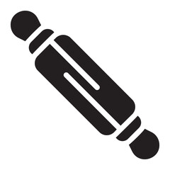 rolling pin glyph icon