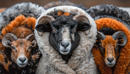 Obraz premium close up of a sheep