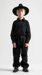 A 5-year-old Amish boy