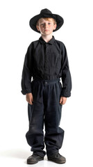 A 5-year-old Amish boy
