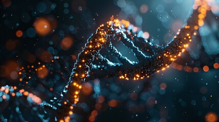 Examination and investigation of futuristic genetic technology and cellular DNA structure.