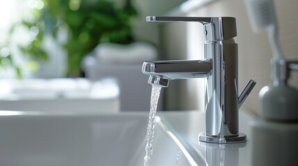 Slim Profile Bathroom Faucet