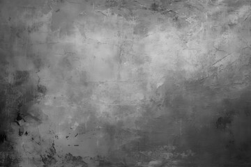 Fototapeta premium Gray grunge concrete wall texture, monochrome backdrop, weathered rough surface