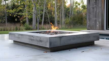 Concrete Outdoor Fire Pit
