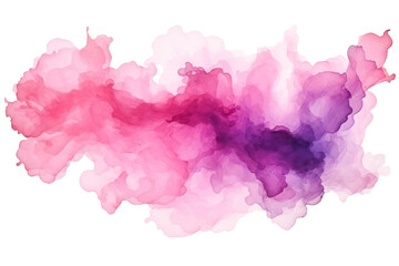 Ethereal Whispers of Pink and Purple. On a White or Clear Surface PNG Transparent Background.