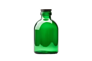 The Enchanted Emerald Elixir. On a White or Clear Surface PNG Transparent Background.