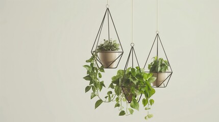 Wireframe Plant Hangers