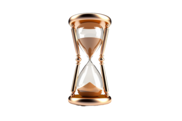 Sands of Time Flowing. On a White or Clear Surface PNG Transparent Background.