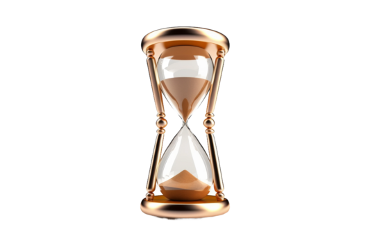 Sands of Time Flowing. On a White or Clear Surface PNG Transparent Background.