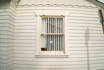 window with shutters