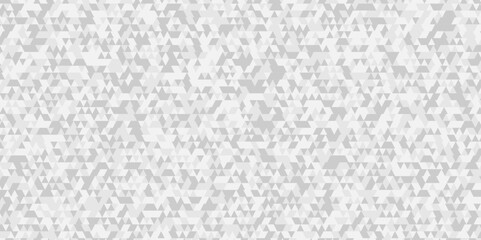 Seamless geometric pattern square shapes low polygon backdrop background. Abstract geometric wall tile and metal cube background triangle wallpaper. Gray and white polygonal background.