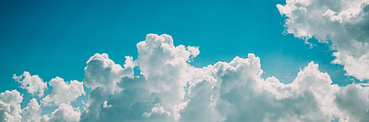 Natural Day Cloudy Sky Abstract Background.