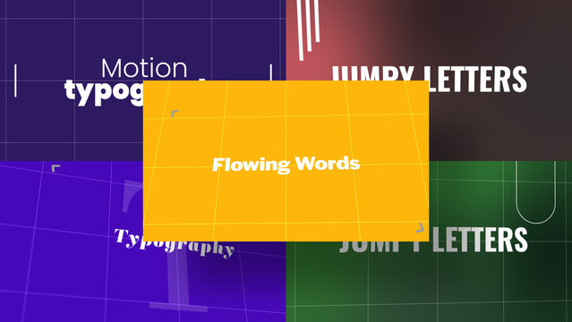3D Astral Text Designs | Animated Titles with Control Panels