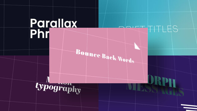 3D Aurora Text Lights | Animated Titles with Control Panels